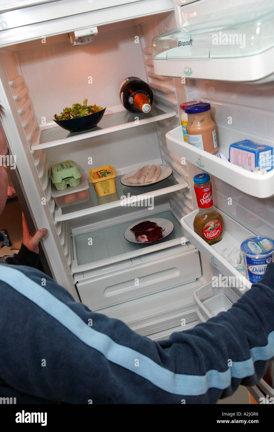 Empty Fridge Freezer Stock Photos & Empty Fridge Freezer Stock Images