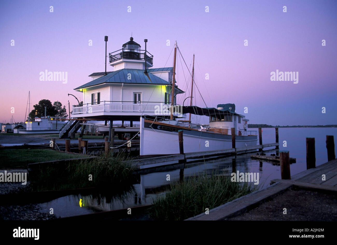The Hooper Strait Lighthouse is big attraction of the Chesapeake Bay