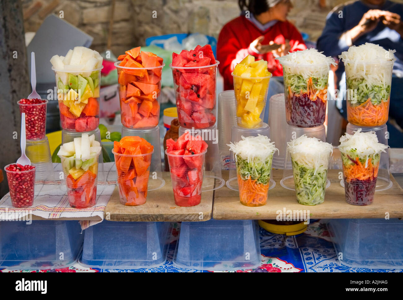 Fruit cups Stock Photo 10536519 Alamy