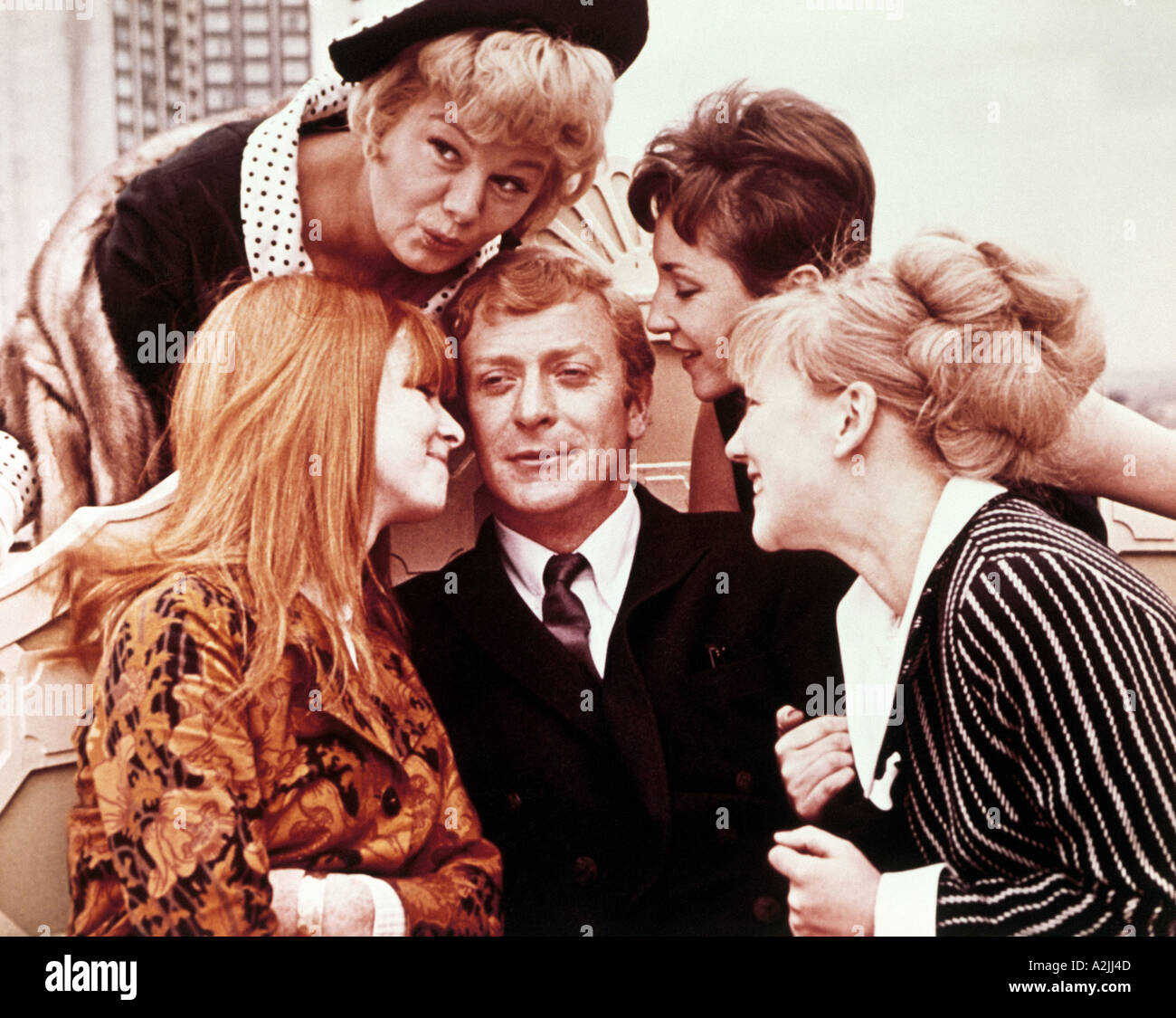 ALFIE 1966 Paramount Pictures film with Michael Caine and from left