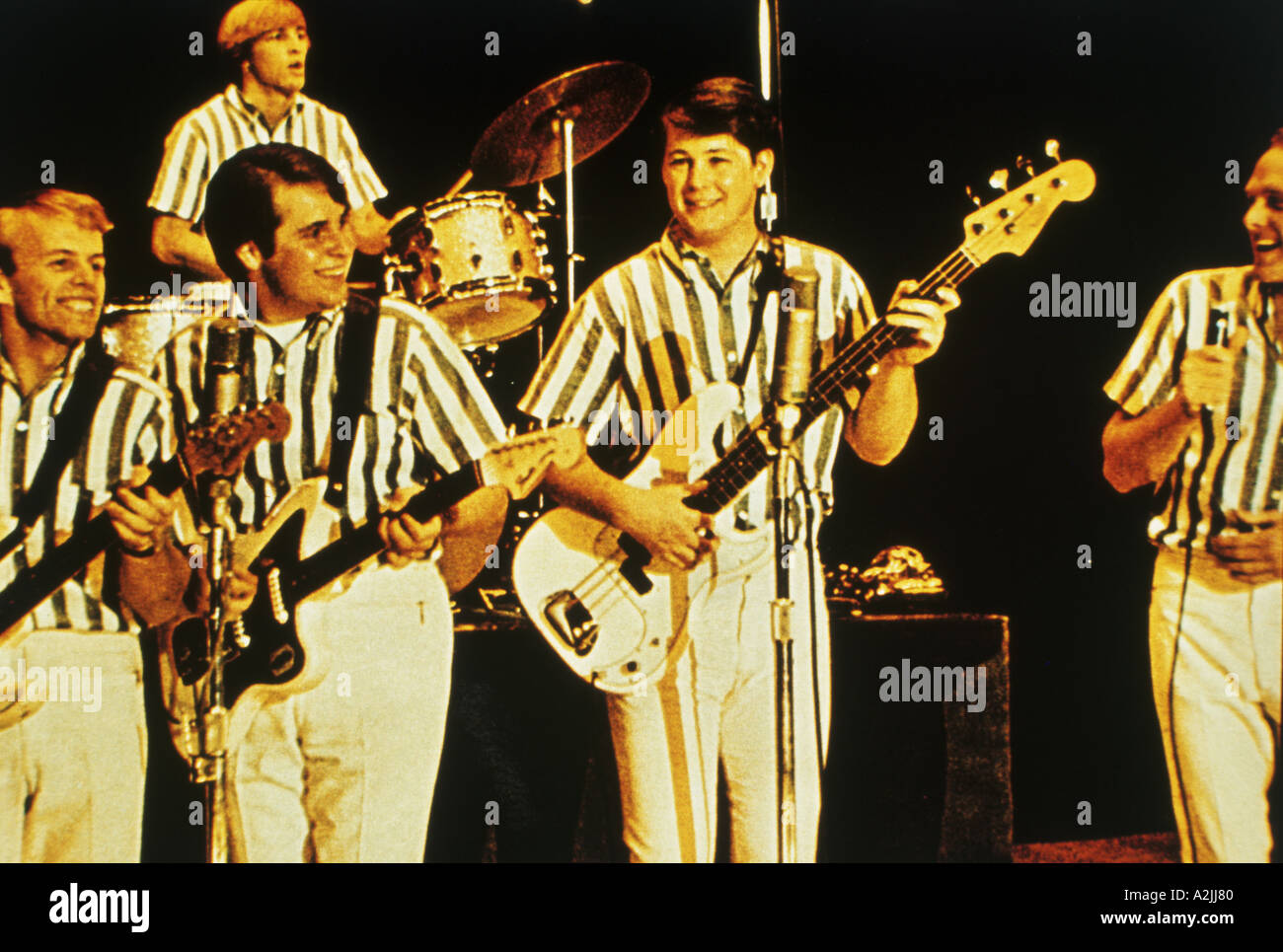 BEACH BOYS original lineup of the 1960s American group Stock Photo