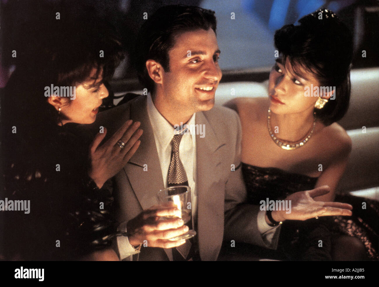 BLACK RAIN 1989 film with Andy Garcia here with hostess girls in Tokyo Stock Photo