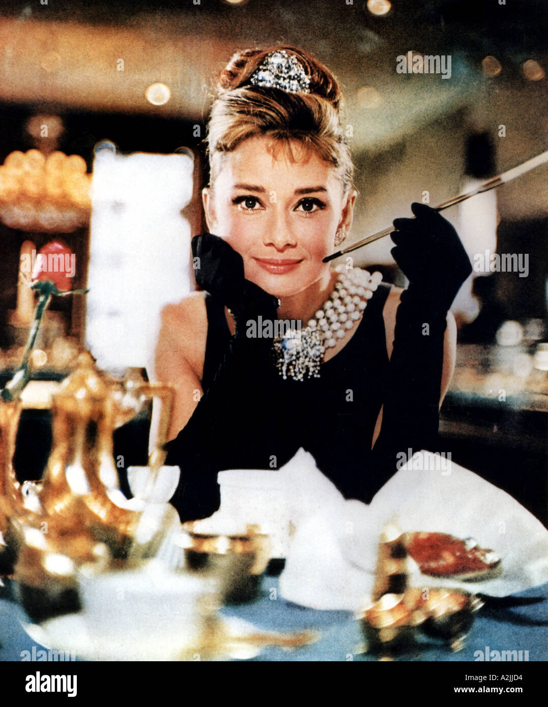 BREAKFASY AT TIFFANYS 1961 Paramount film with Audrey Hepburn Stock Photo
