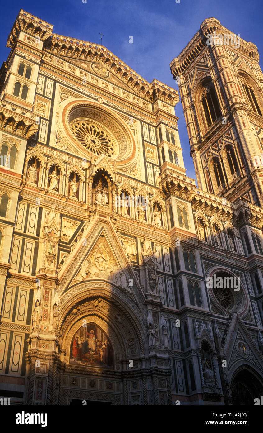 Italy Florence Cathedral of Santa Maria del Fiore The Duomo Piazza del ...