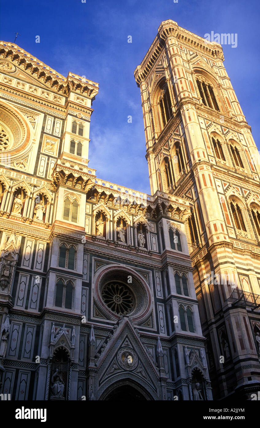 Italy Florence Cathedral of Santa Maria del Fiore The Duomo Piazza del ...