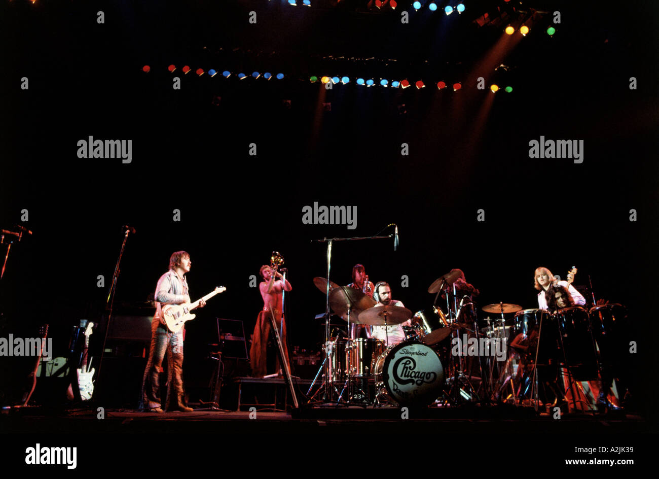 CHICAGO American rock band Stock Photo - Alamy