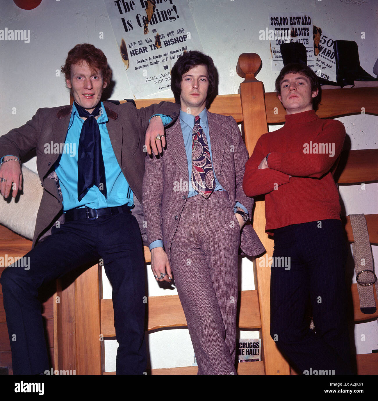 CREAM UK rock group in November 1966. From lGinger Baker, Eric Stock