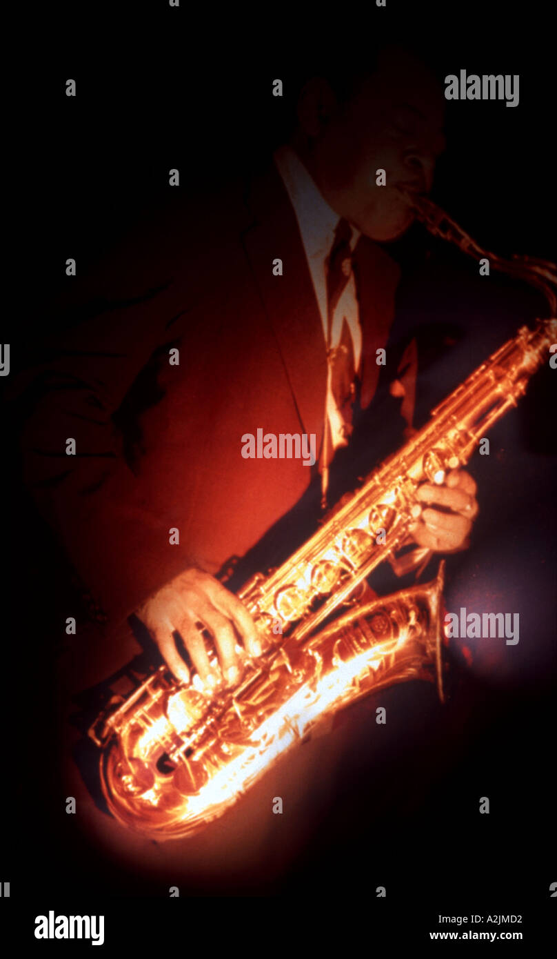 Saxophone Stock Photo