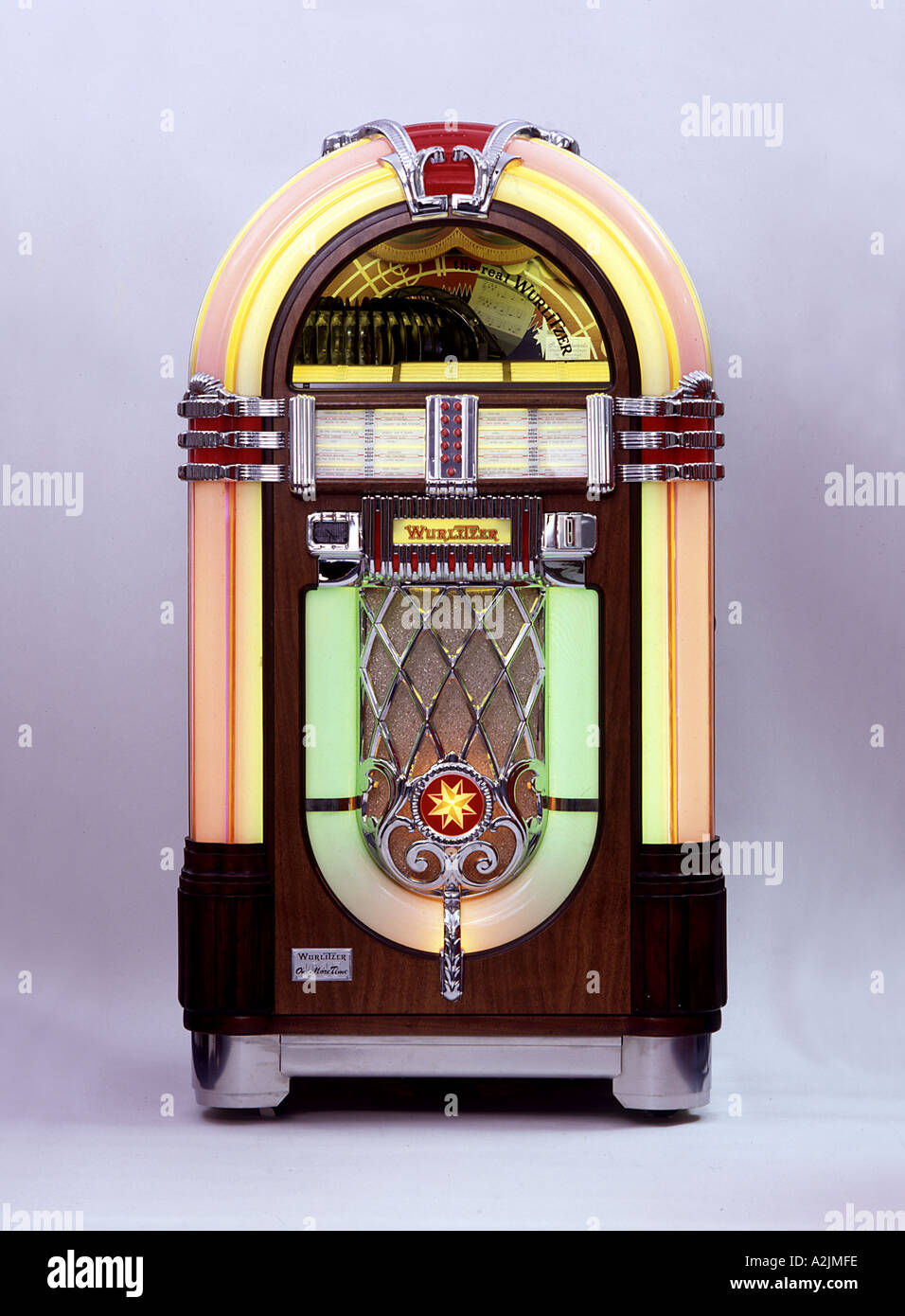 Wurlitzer jukebox music records hi-res stock photography and images - Alamy