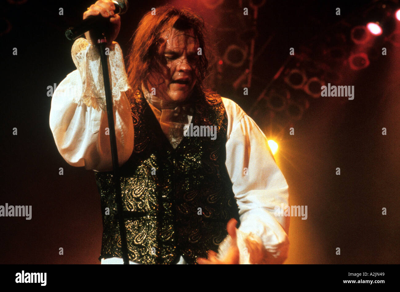 MEATLOAF US rock musician about 1985 Stock Photo Alamy