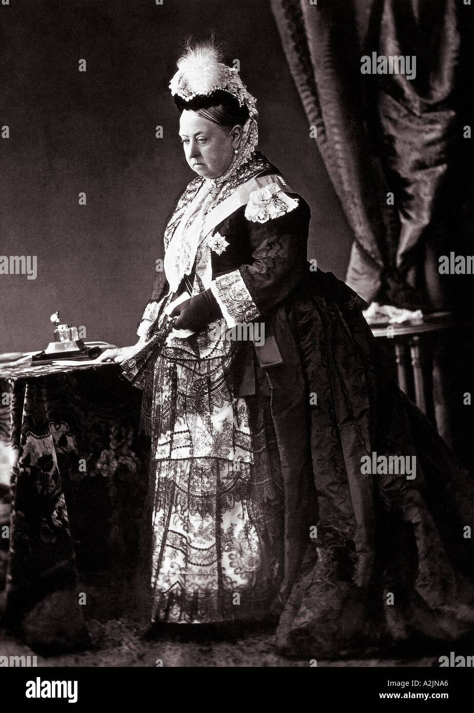QUEEN VICTORIA in 1887 Stock Photo
