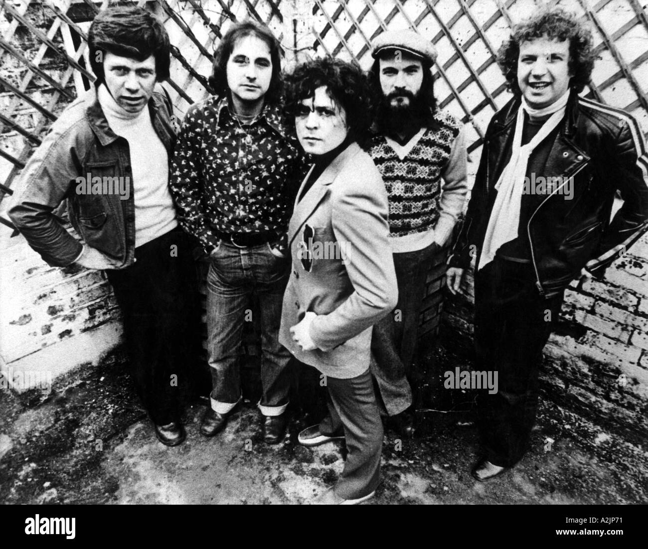 T REX promotional photo about 1968 of the group fronted by Marc Bolan Stock Photo