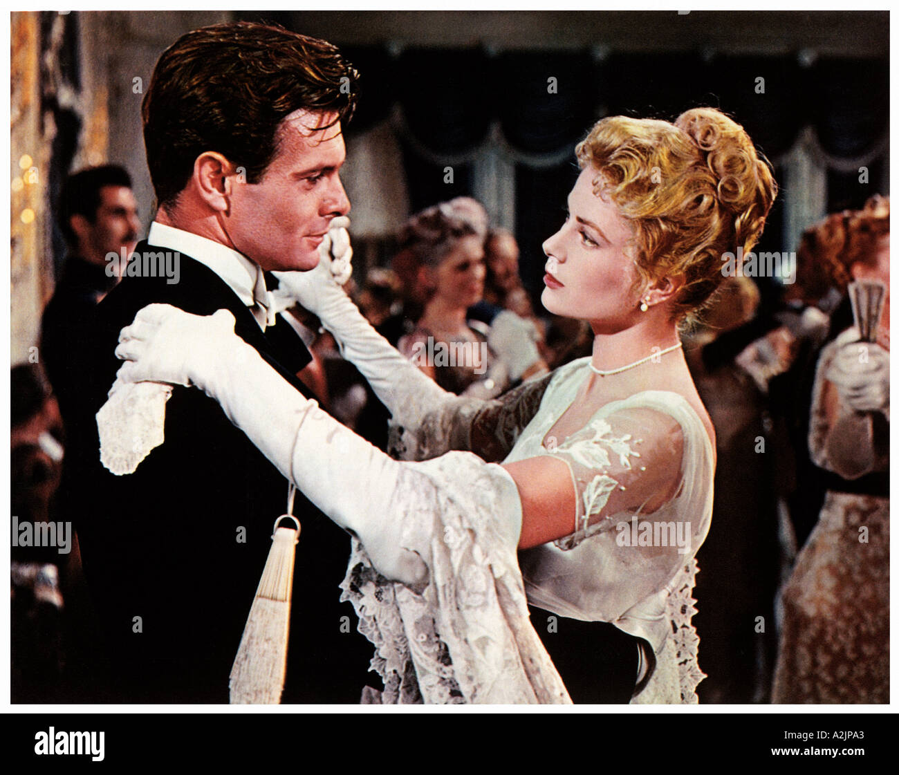 THE SWAN 1956 film with Louis Jordan and Grace Kelly Stock Photo