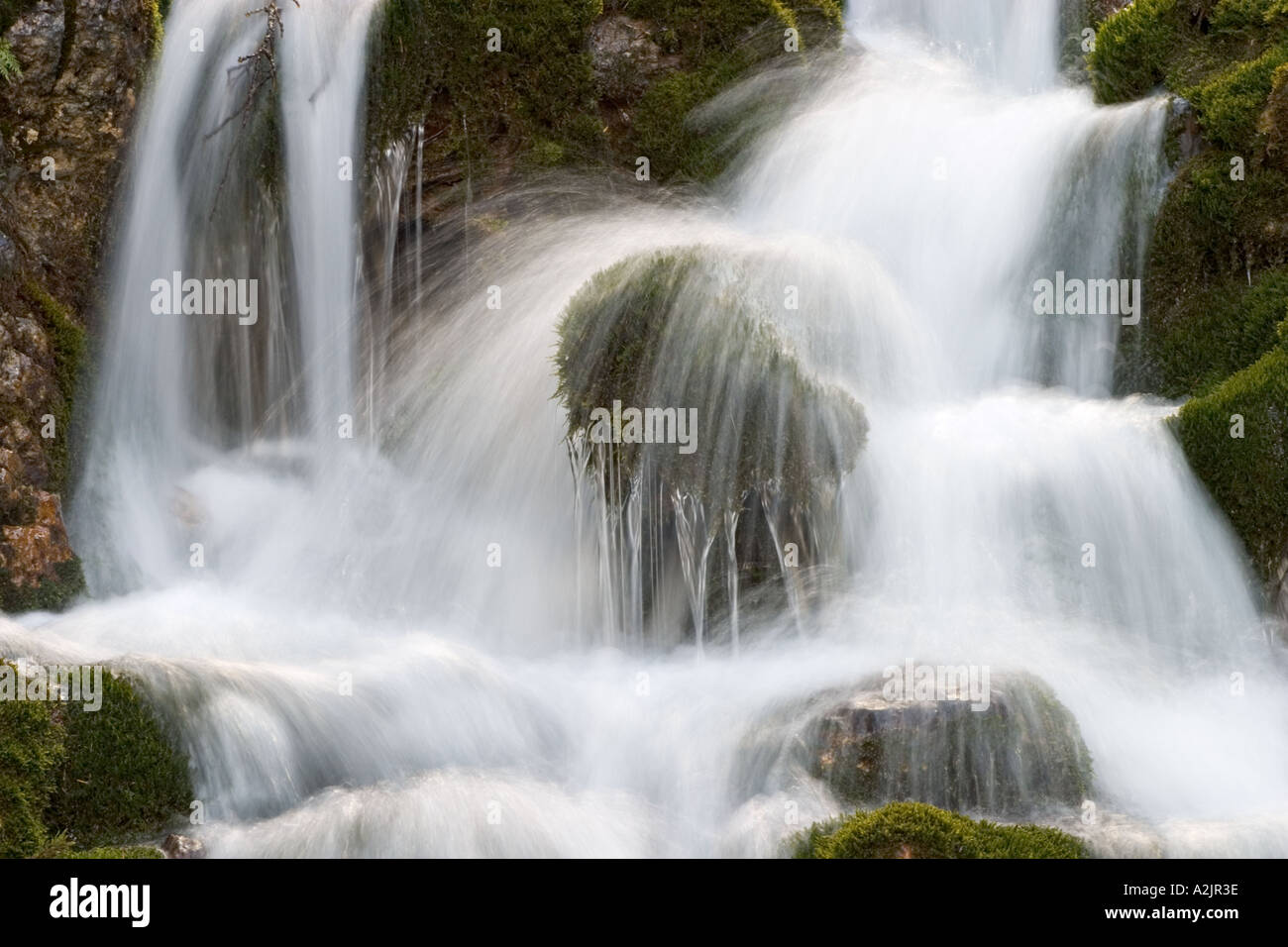 Schwarzenbergscher Schwemmkanal on the Austrian-Czech border in St. Oswald  near Haslach Stock Photo - Alamy