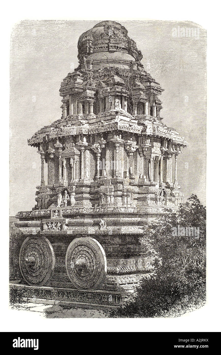 The Jagannath Temple in Puri India illustration from Teatro universale  Stock Photo Picture And Rights Managed Image Pic DAEBS000837   agefotostock