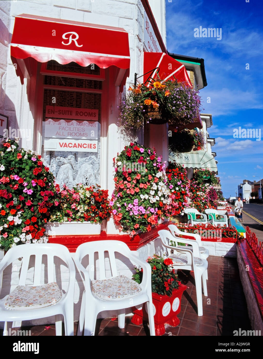 British Bed and Breakfast Stock Photo Alamy