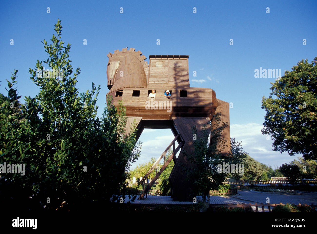 Reconstructed Trojan Horse at Troy Stock Photo by ©creatista 59295275