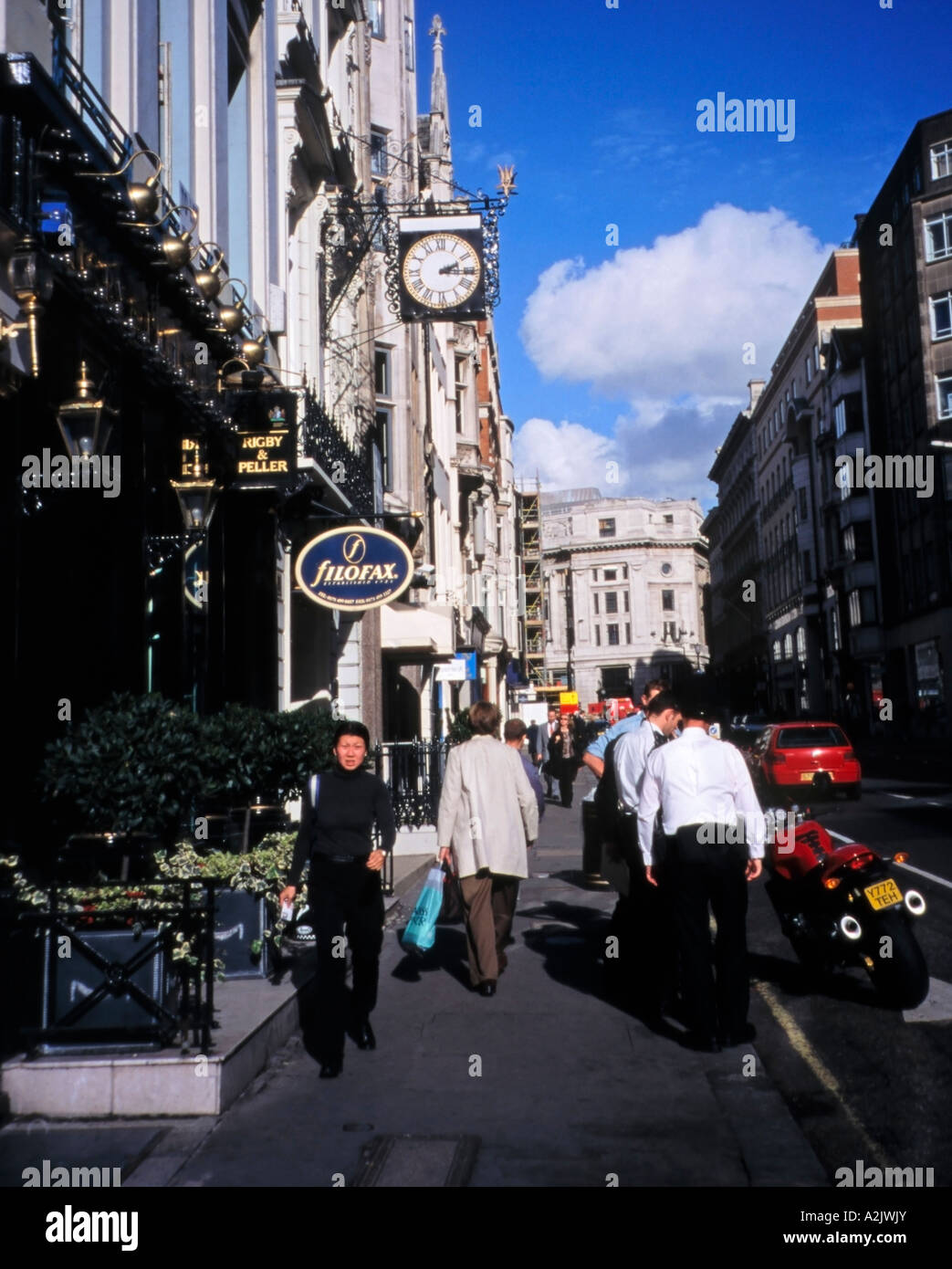 Street Scene Conduit Street London Great Britain Stock Photo Alamy