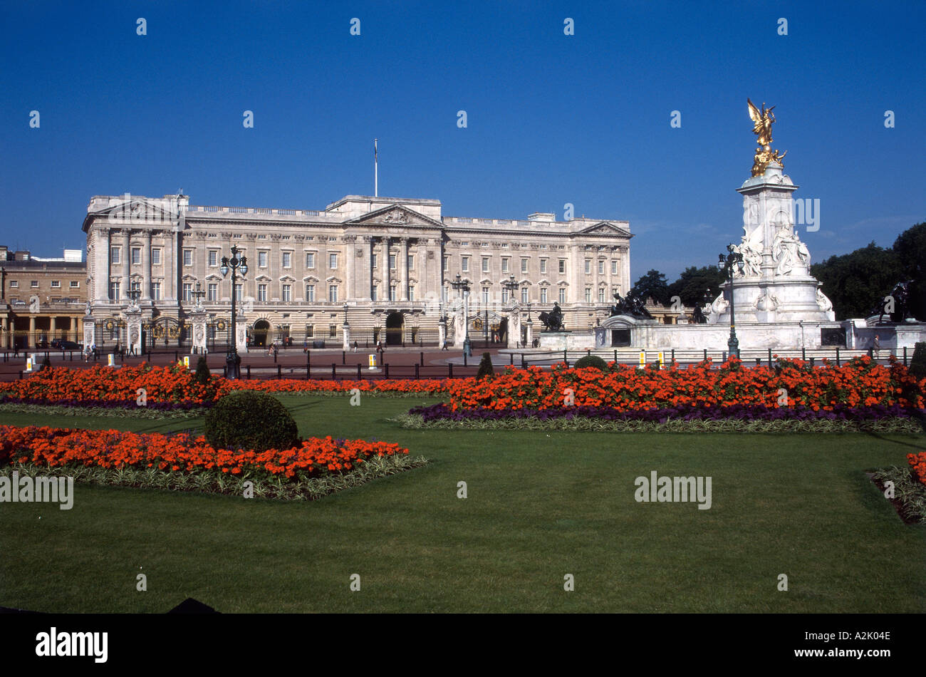 United Kingdom London Buckingham Palace Stock Photo