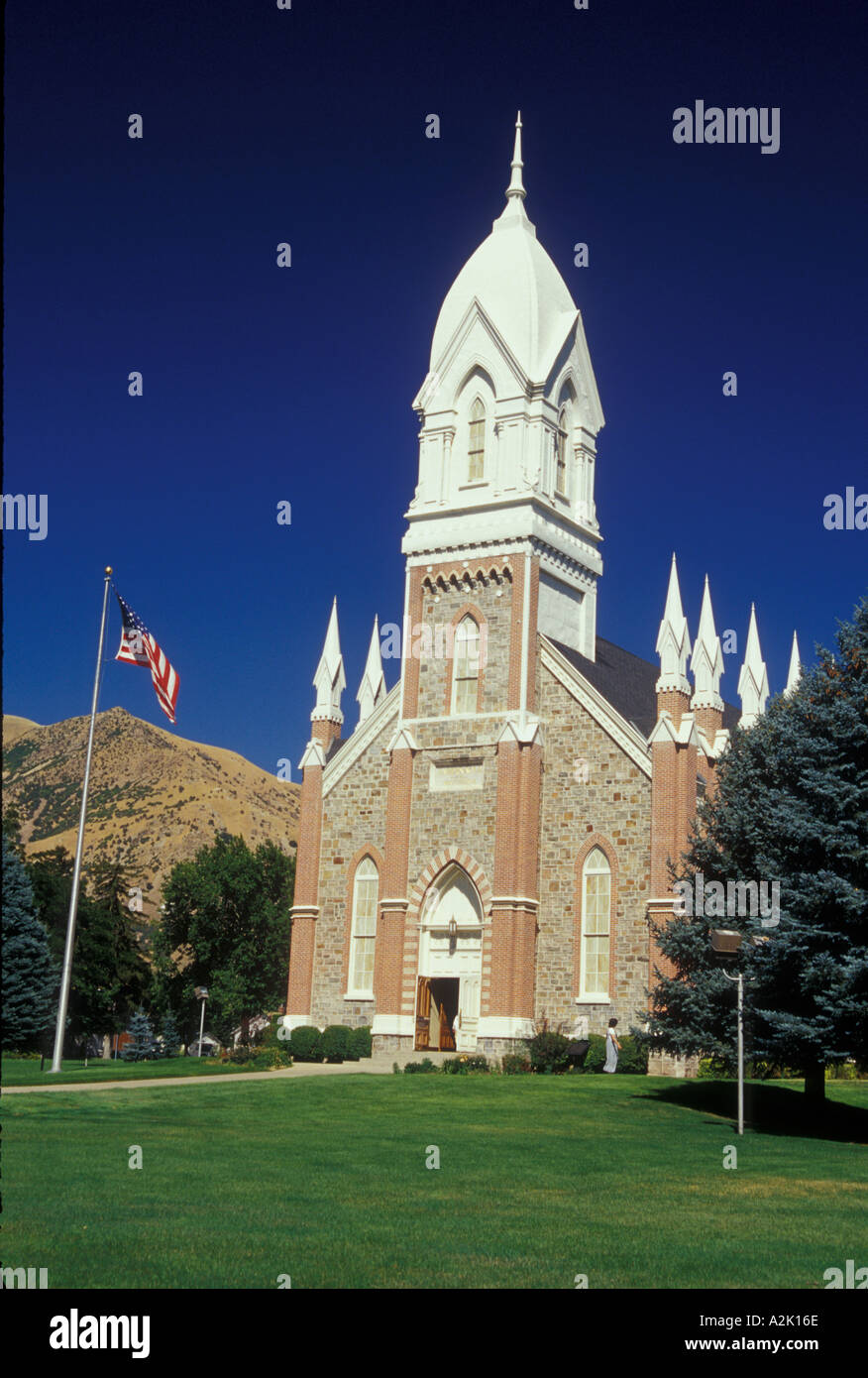 Brigham temple hi-res stock photography and images - Alamy
