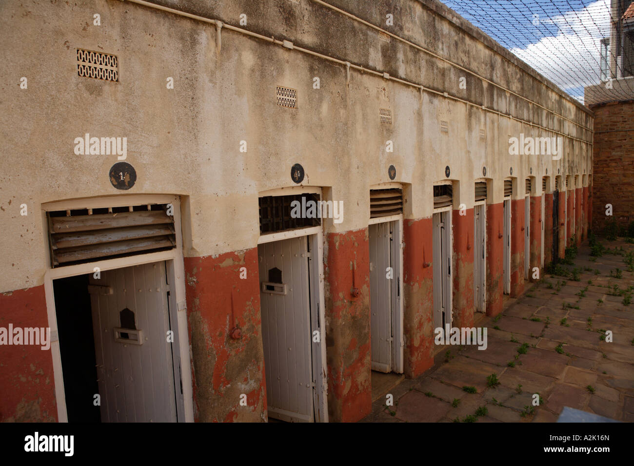Prison Cells, Constitutional Hill, Johannesburg, South Africa. Stock Photo