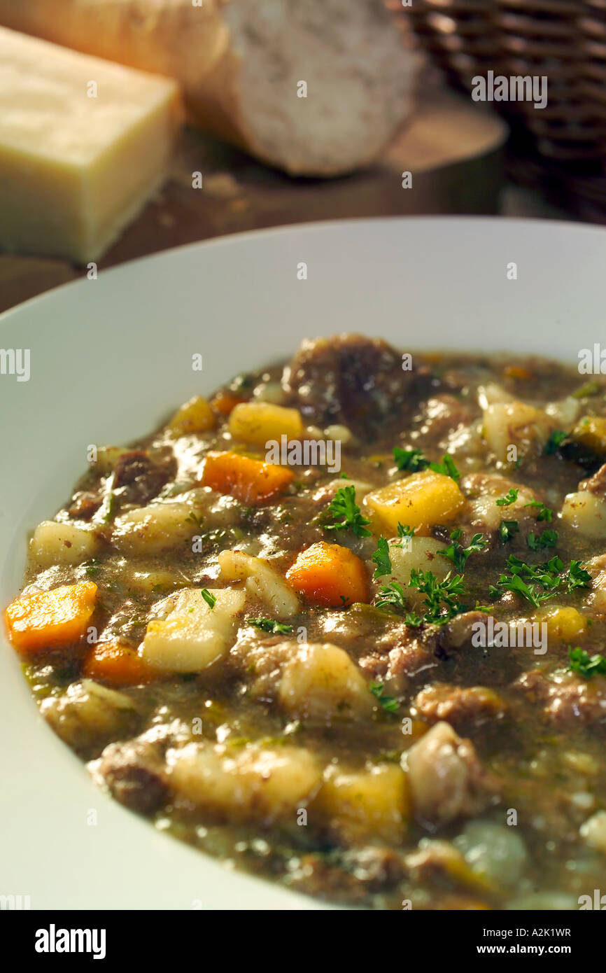 Lamb Stew with Country Vegetables Stock Photo - Alamy