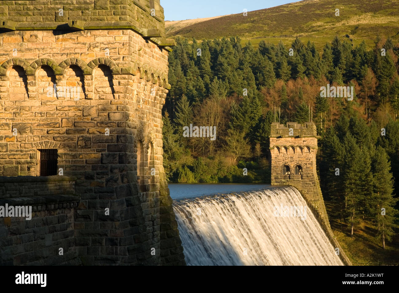 Derwent Reservoir Dam, Peak District National Park, England, UK, Europe ...