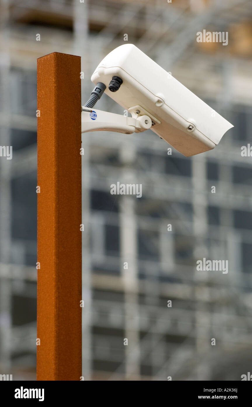 CCTV camera in Belfast City Northern Ireland Stock Photo Alamy