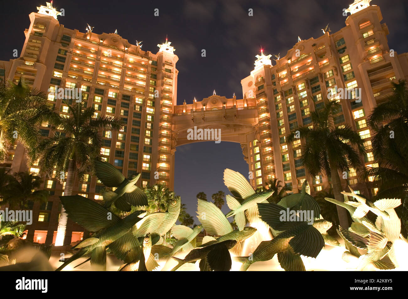 Atlantis Resort and Casino on Paradise Island, Nassau, Bahamas Stock ...