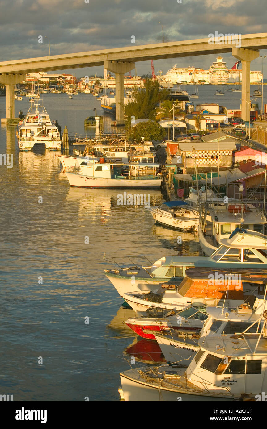 BAHAMAS, New Providence Island, Nassau Port of Nassau, Potter's Cay