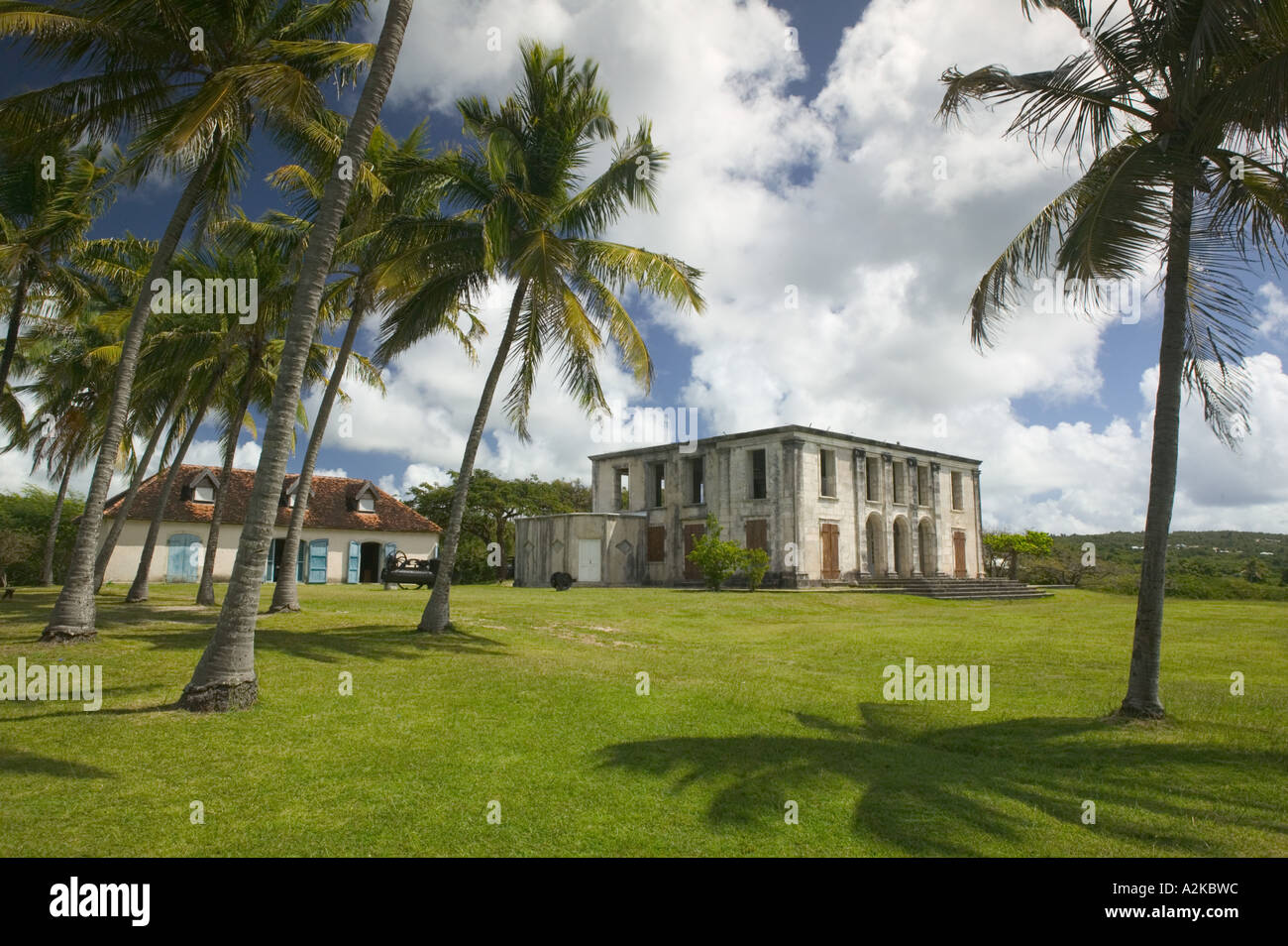 French West Indies Guadaloupe Marie Galante Island Grand Bourg Chateau Murat 18th Century Sugar Estate Museum Stock Photo Alamy