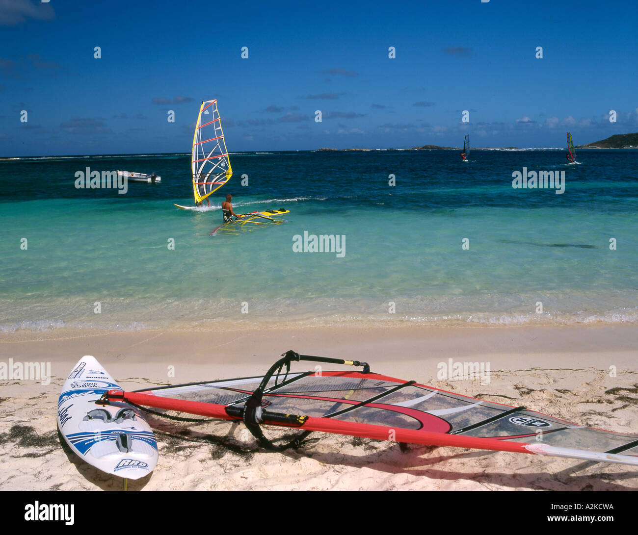 Caribbean, St. Martin. Baie de l'Embouchure Stock Photo Alamy