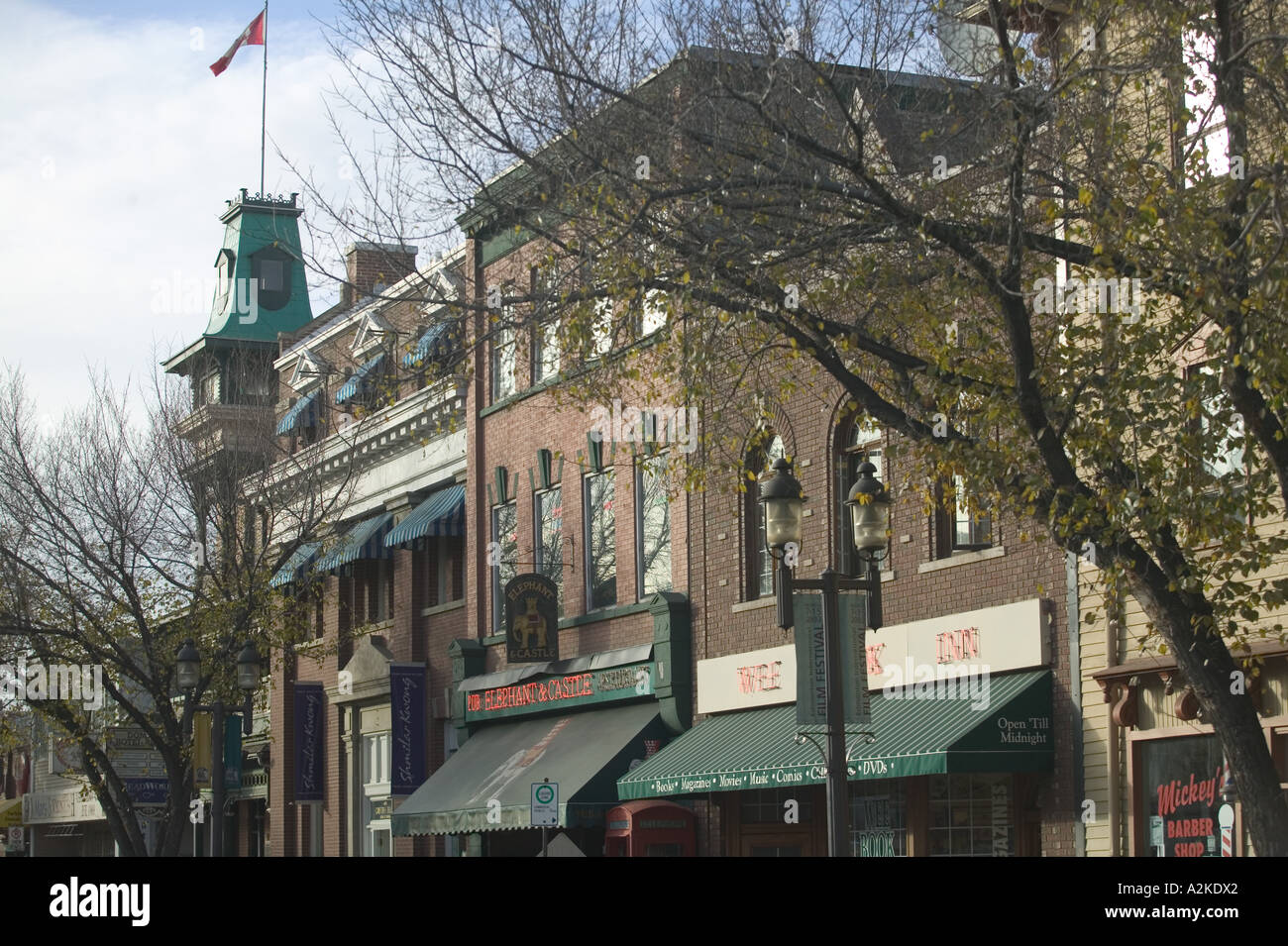 Whyte avenue old strathcona edmonton hires stock photography and