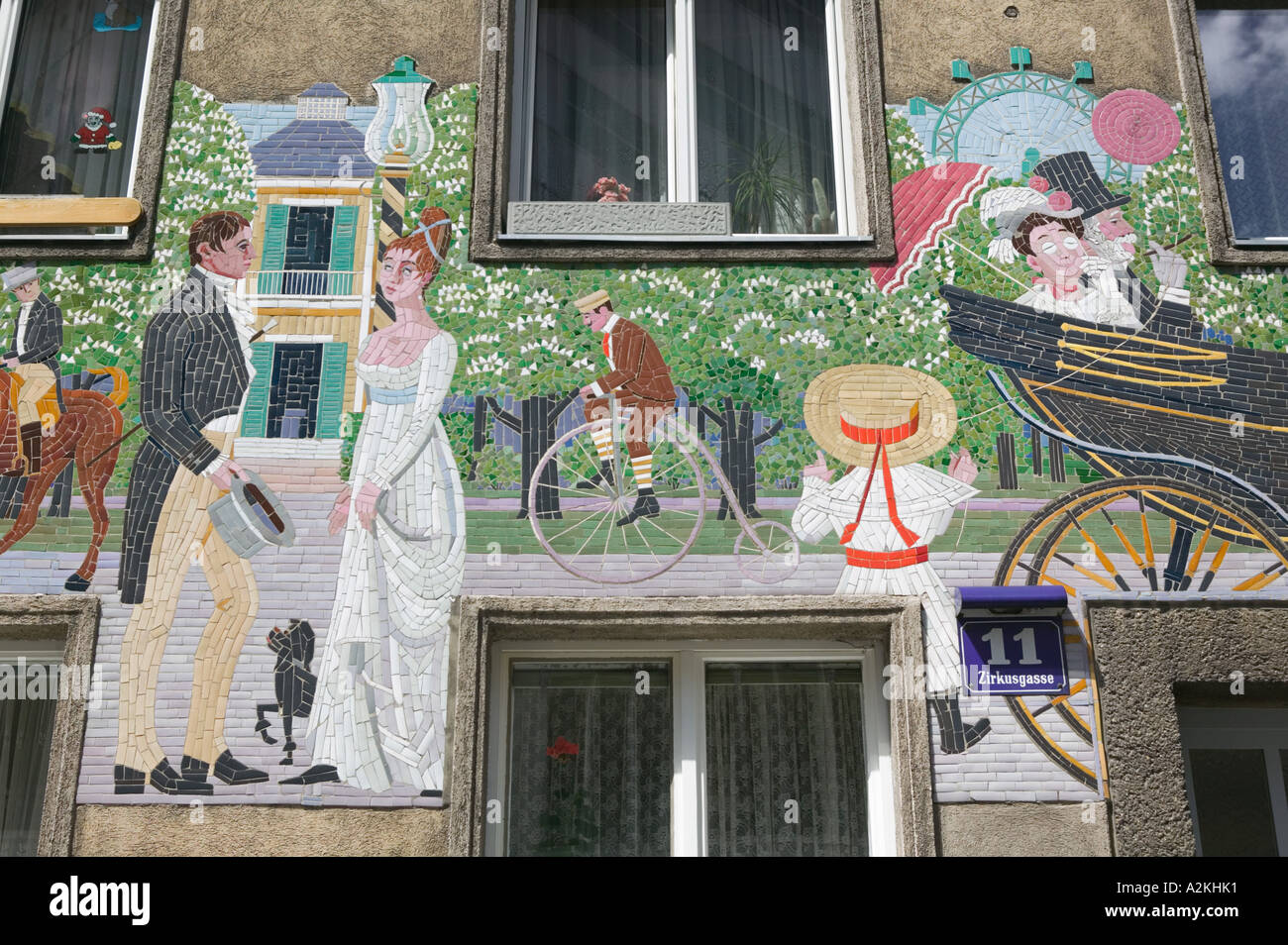 Austria vienna mosaic on building hi-res stock photography and images -  Alamy