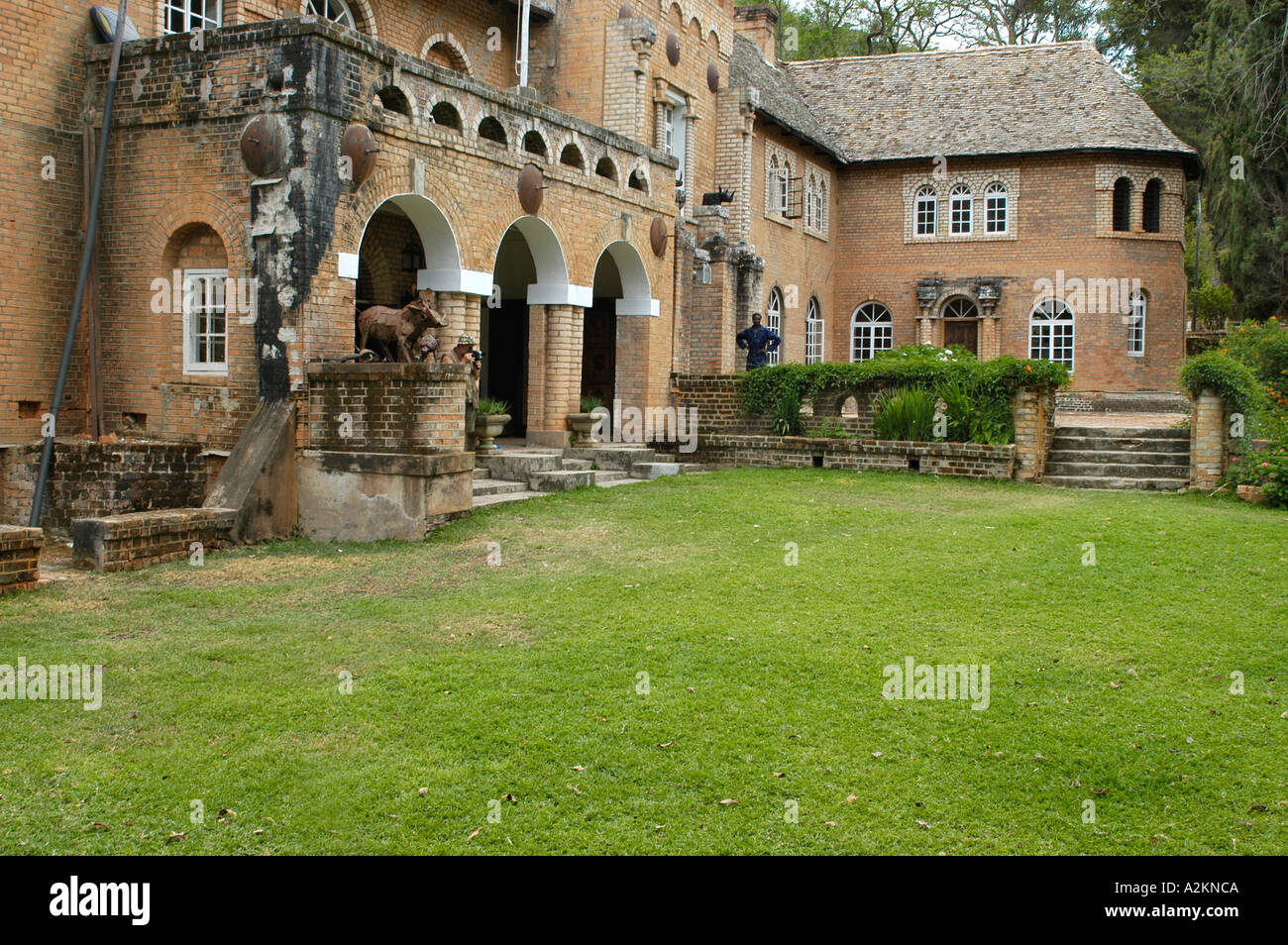 english mansion of Sir Steward Gore Brown in Shiwa Ngandu Zambia Stock Photo