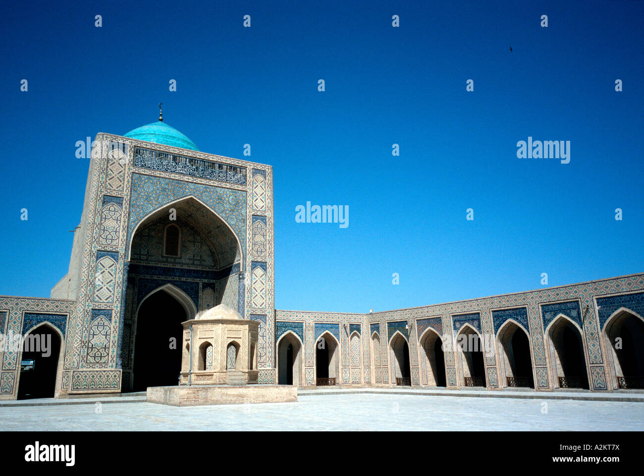 Kalyan Mosque (Maedjid-i Kalyan) in the Uzbek town of Bukhara. Stock Photo