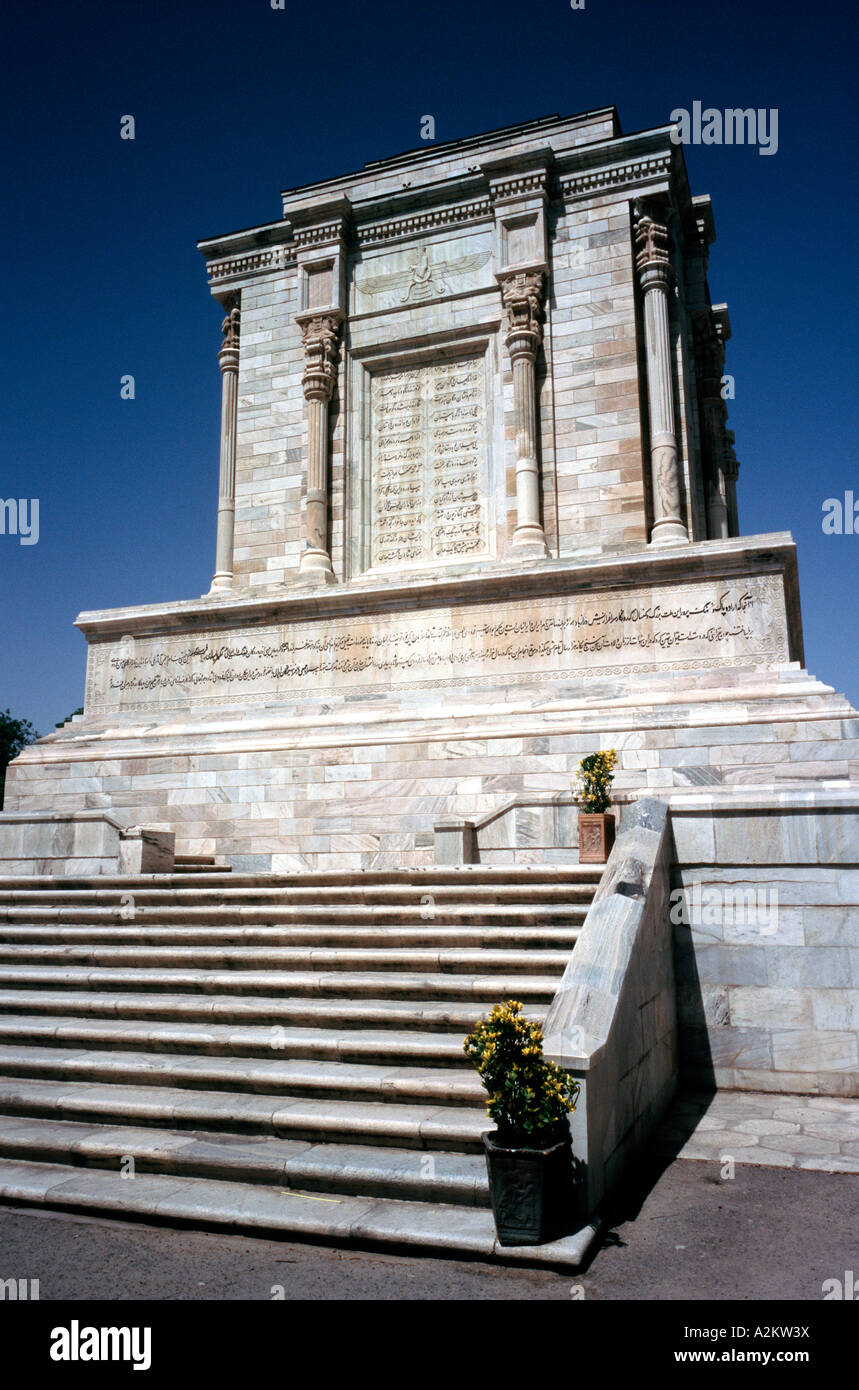 May 6, 2006 - Mausoleum of Iran's great poet Ferdosi, built under Shah Reza Pahlavi in 1925, at Tus (Ferdosi) near Mashad. Stock Photo