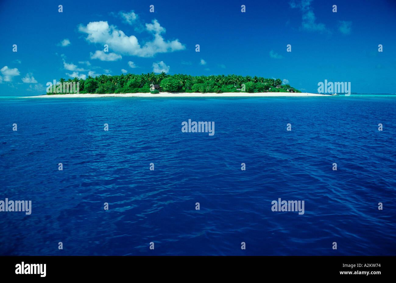 island on the maldives Stock Photo