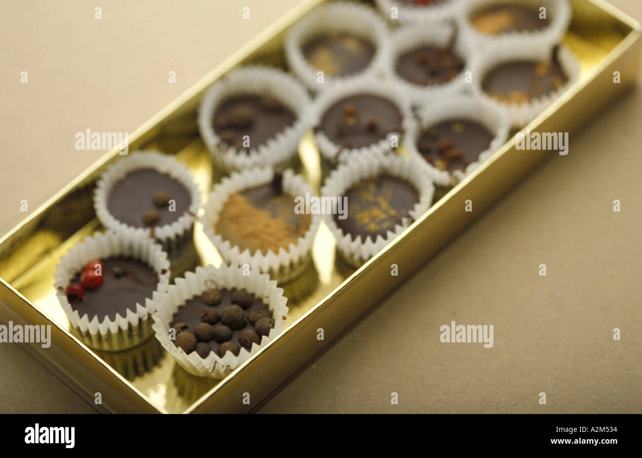 Spicy chocolate Stock Photo