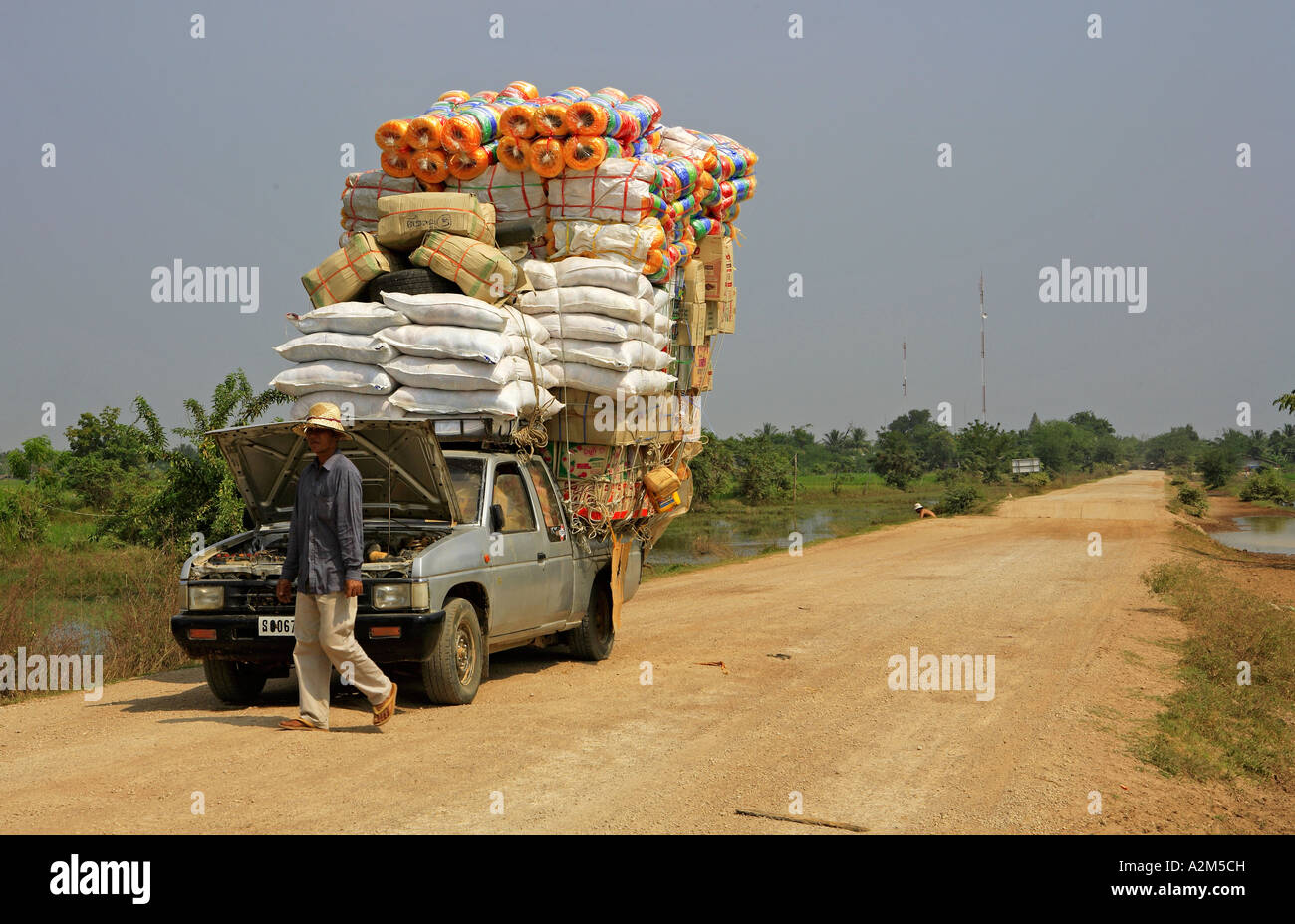 Nearly 3,000 overloaded trucks booked last year - Khmer Times