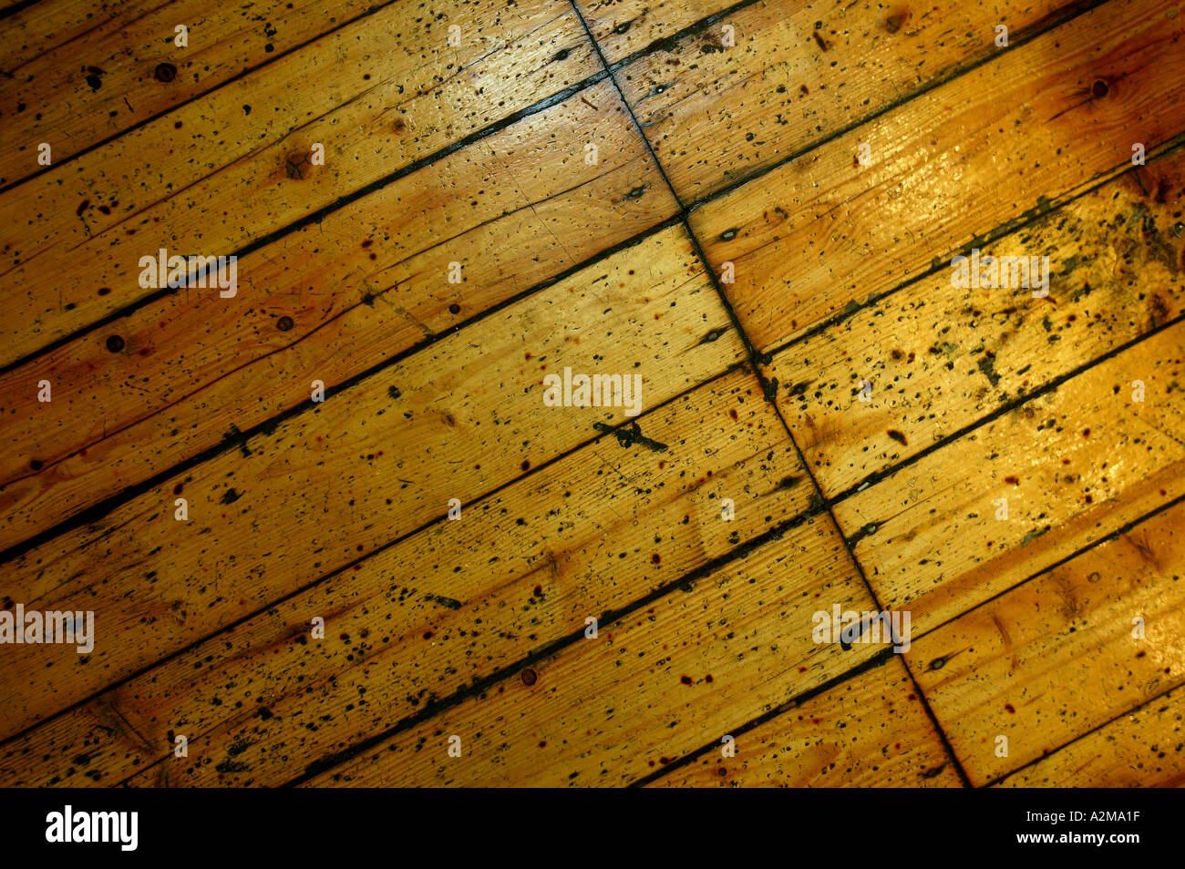 Wooden floorboards floor boards Stock Photo Alamy