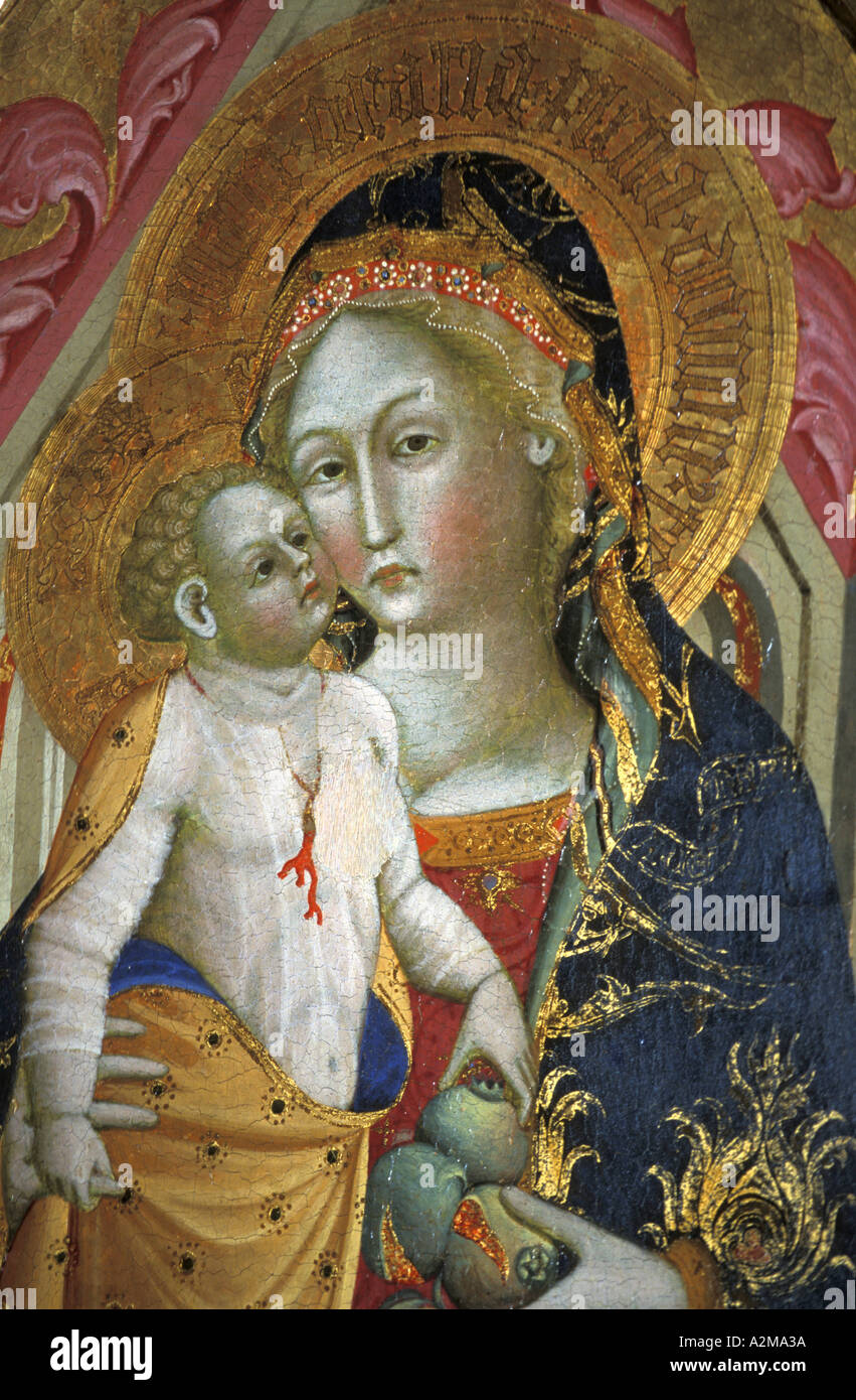 Madonna and child Stock Photo