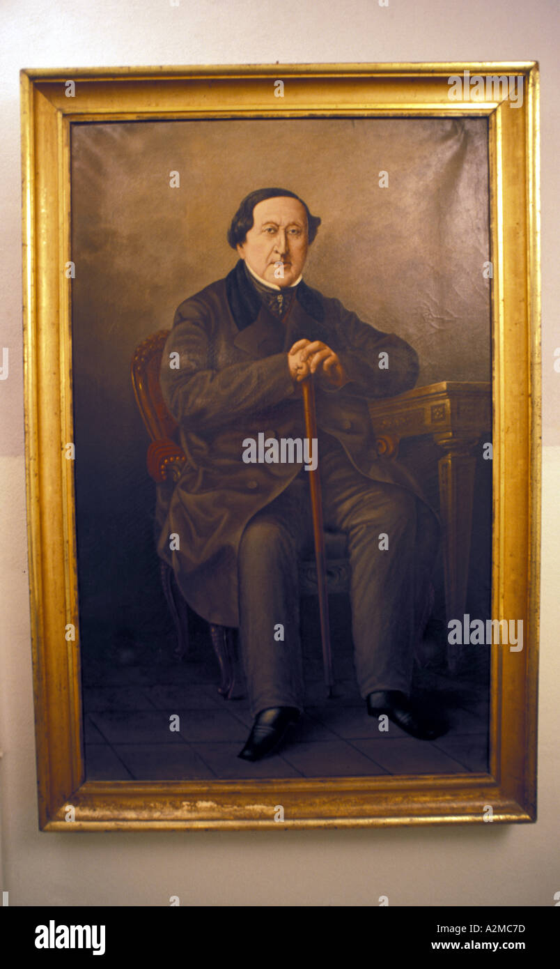 Portrait of Rossini Stock Photo