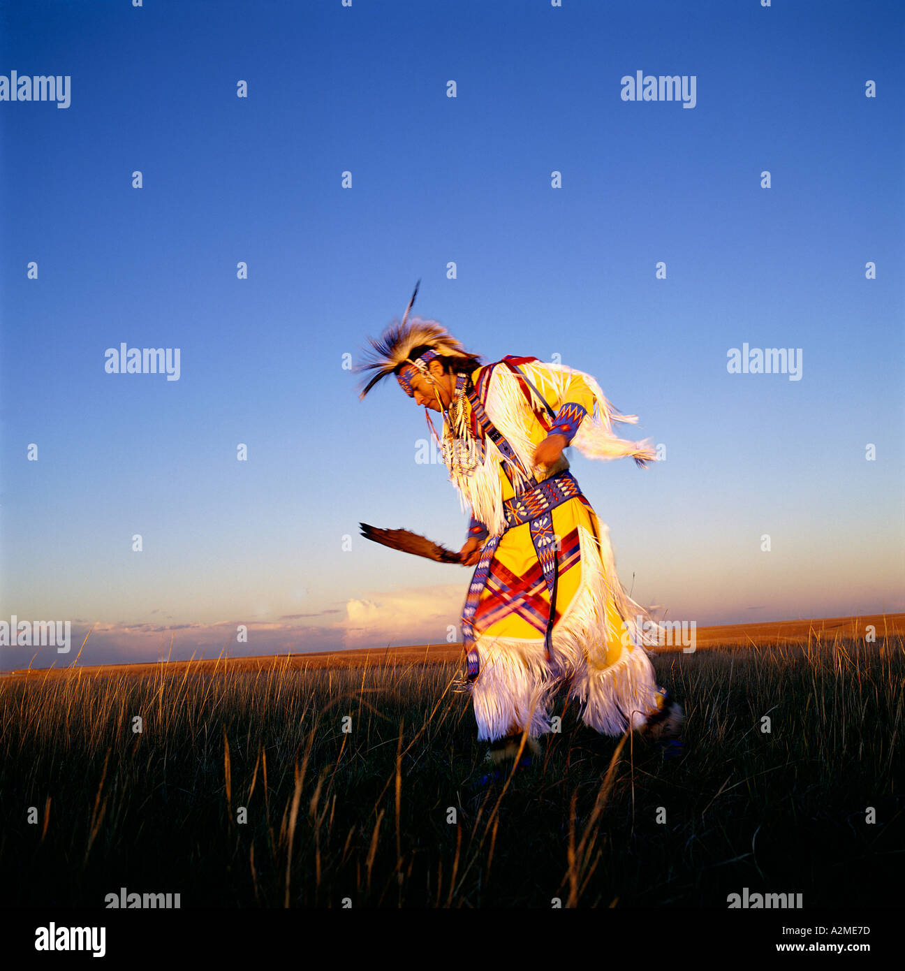 native american dancer Stock Photo Alamy