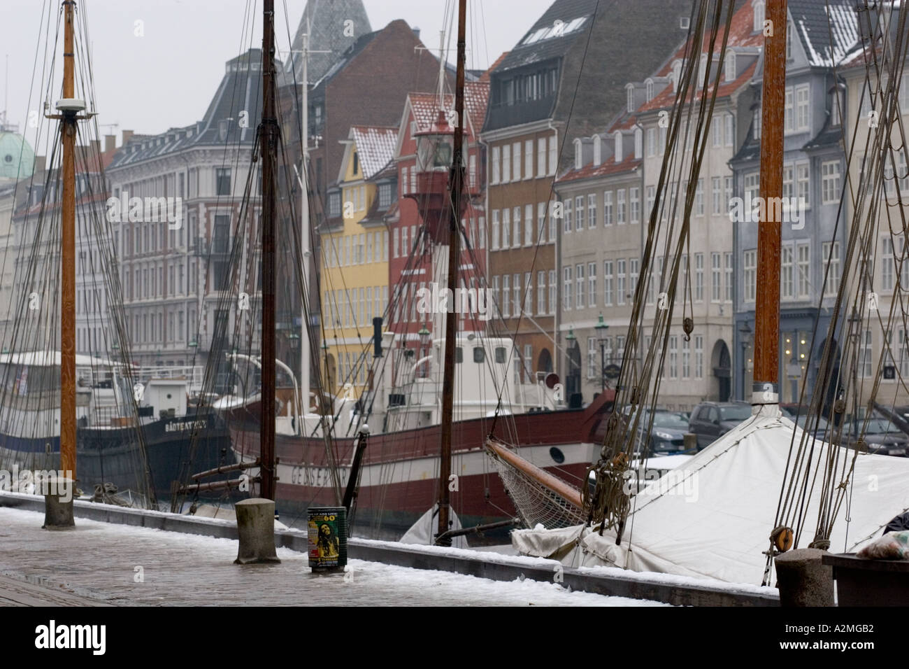 Nyhavn in Copenhagen known as Europe s longest bar Stock Photo Alamy