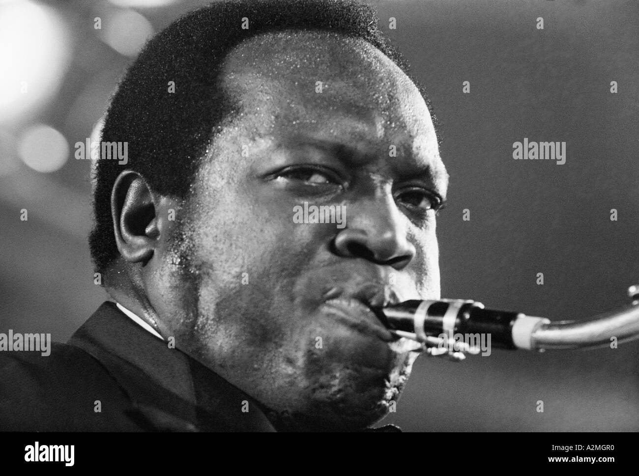 King Curtis, great tenor saxaphone player born 7 Feb 1934 and sadly murdered on 13 Aug 1971. Stock Photo