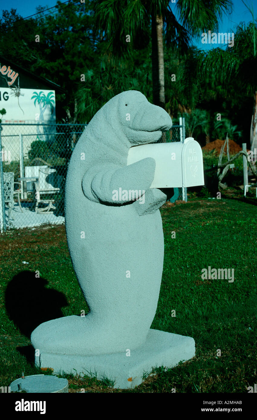 Florida manatee as mailbox hires stock photography and images Alamy