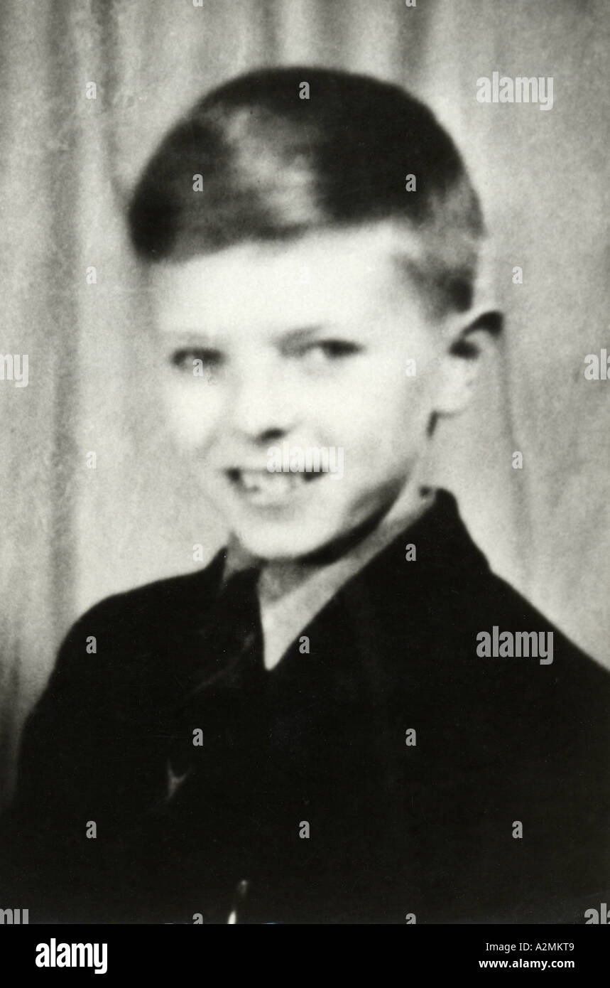 DAVID BOWIE aged about 7 Stock Photo