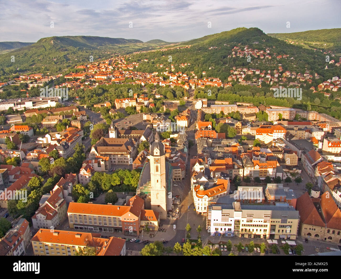 BRD Germany Thüringen Jena City of University Green City at the River