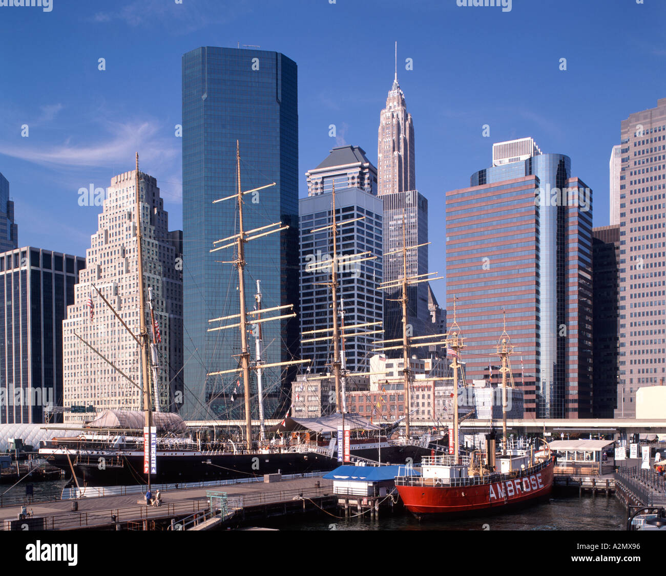 South Street Seaport, New York, USA Stock Photo - Alamy
